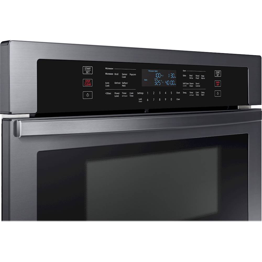 Samsung NQ70T5511DG 30 Smart Microwave Combination Wall Oven in Black Stainless Steel