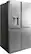 Angle. Café - 27.4 Cu. Ft. Smart Quad-Door Refrigerator - Platinum Glass.