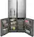 Alt View 12. Café - 27.4 Cu. Ft. Smart Quad-Door Refrigerator - Platinum Glass.