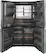 Alt View 14. Café - 27.4 Cu. Ft. Smart Quad-Door Refrigerator - Platinum Glass.
