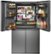 Alt View Zoom 1. Café - ENERGY STAR® 27.4 Cu. Ft. Smart Quad-Door Refrigerator - Platinum glass.