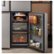 Alt View Zoom 25. Café - ENERGY STAR® 27.4 Cu. Ft. Smart Quad-Door Refrigerator - Platinum glass.