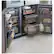Alt View 3. Café - 27.4 Cu. Ft. Smart Quad-Door Refrigerator - Platinum Glass.