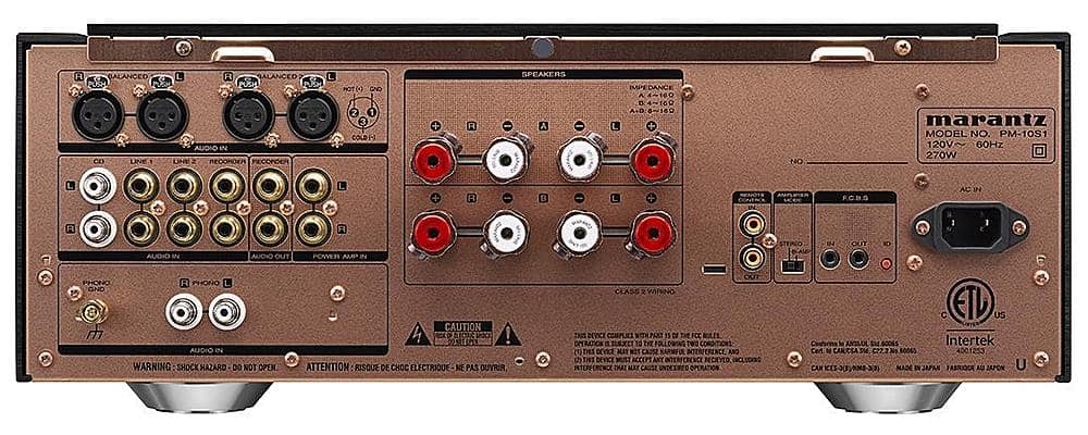 Back. Marantz - Reference Series SACD Player with USB DAC - Gold.