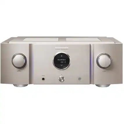 Front. Marantz - Reference Series 800W 2.0-Ch. Amplifier - Gold.