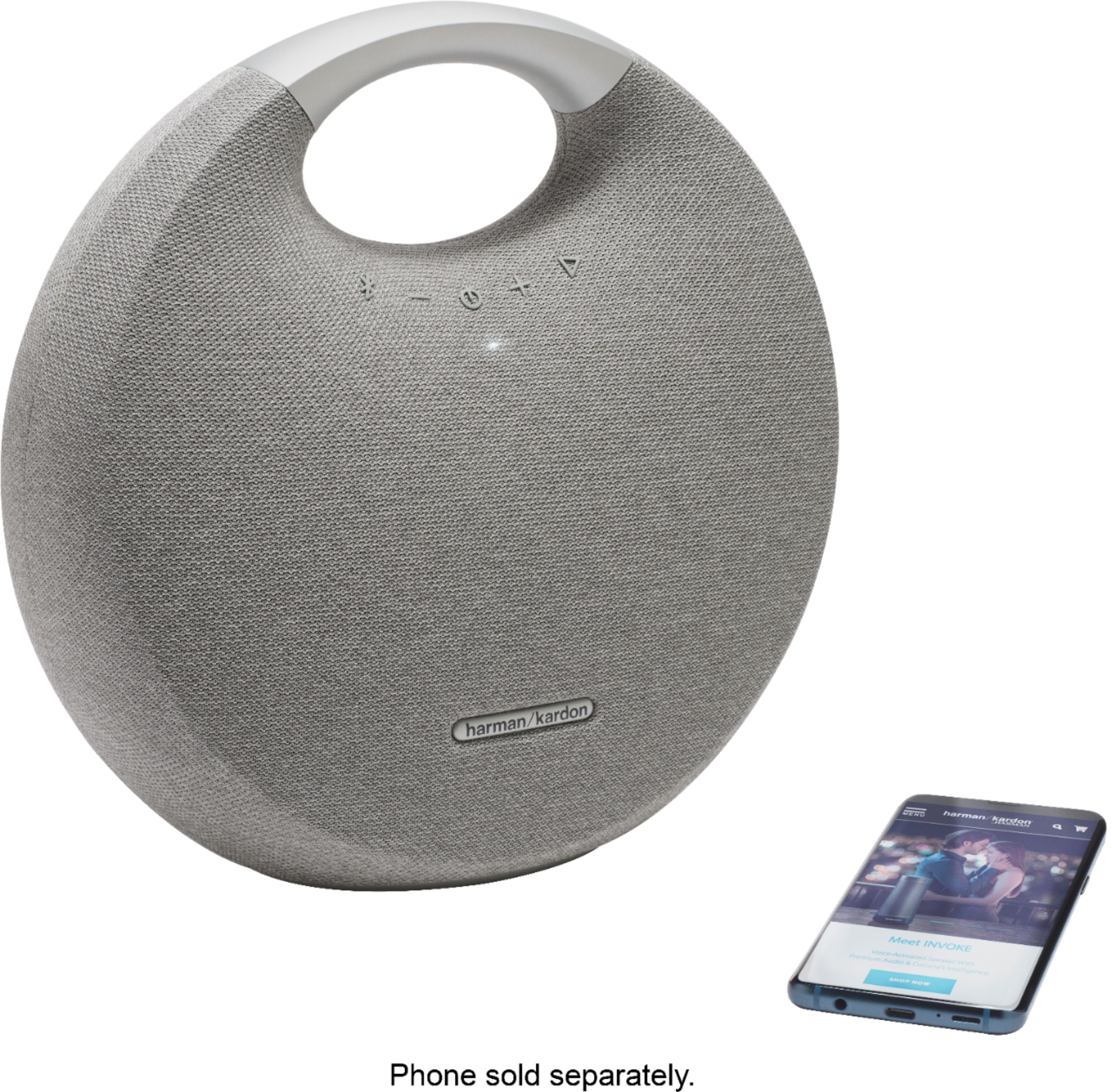 Netto knoop plaats harman/kardon Onyx Studio 5 Portable Bluetooth Speaker Gray HKOS5GRYAM -  Best Buy
