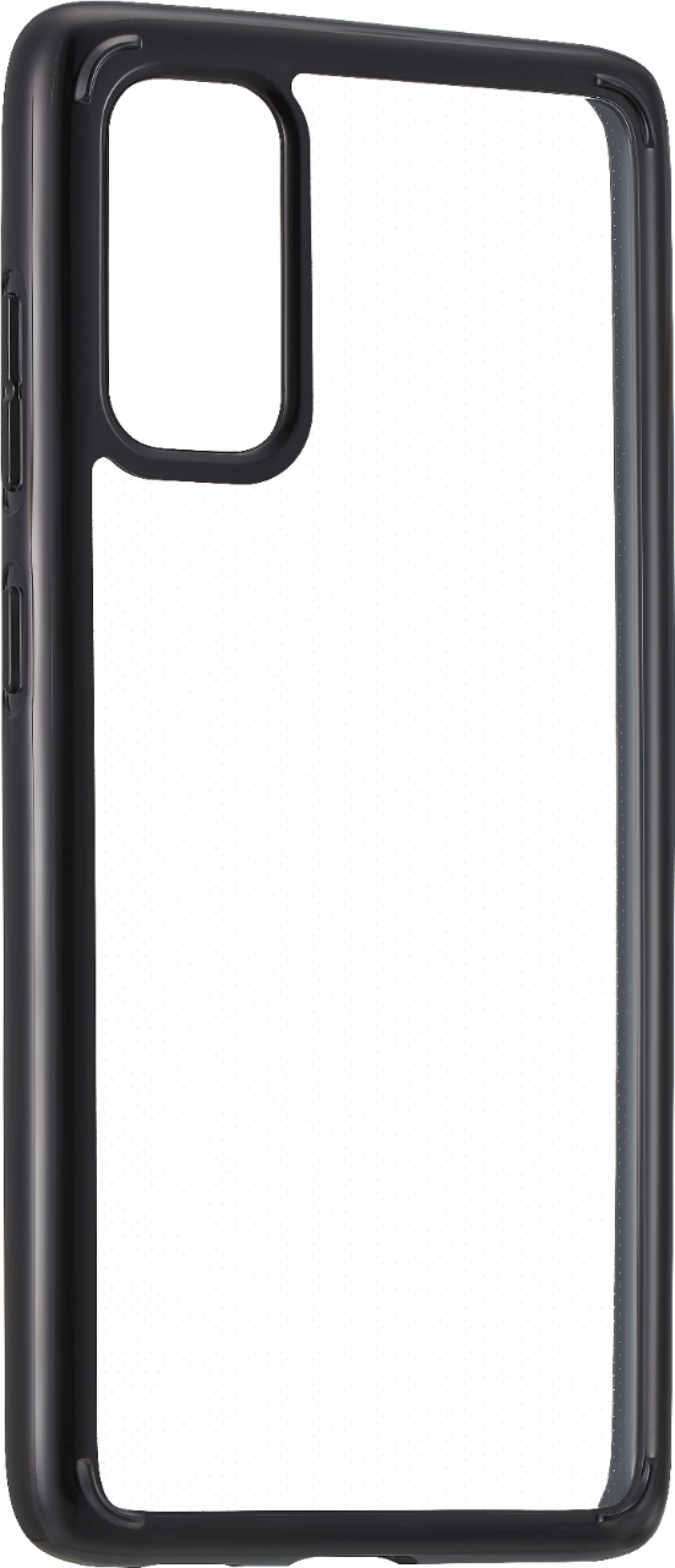 Angle View: Insignia™ - Hard Shell Case for Samsung Galaxy S20 5G - Black