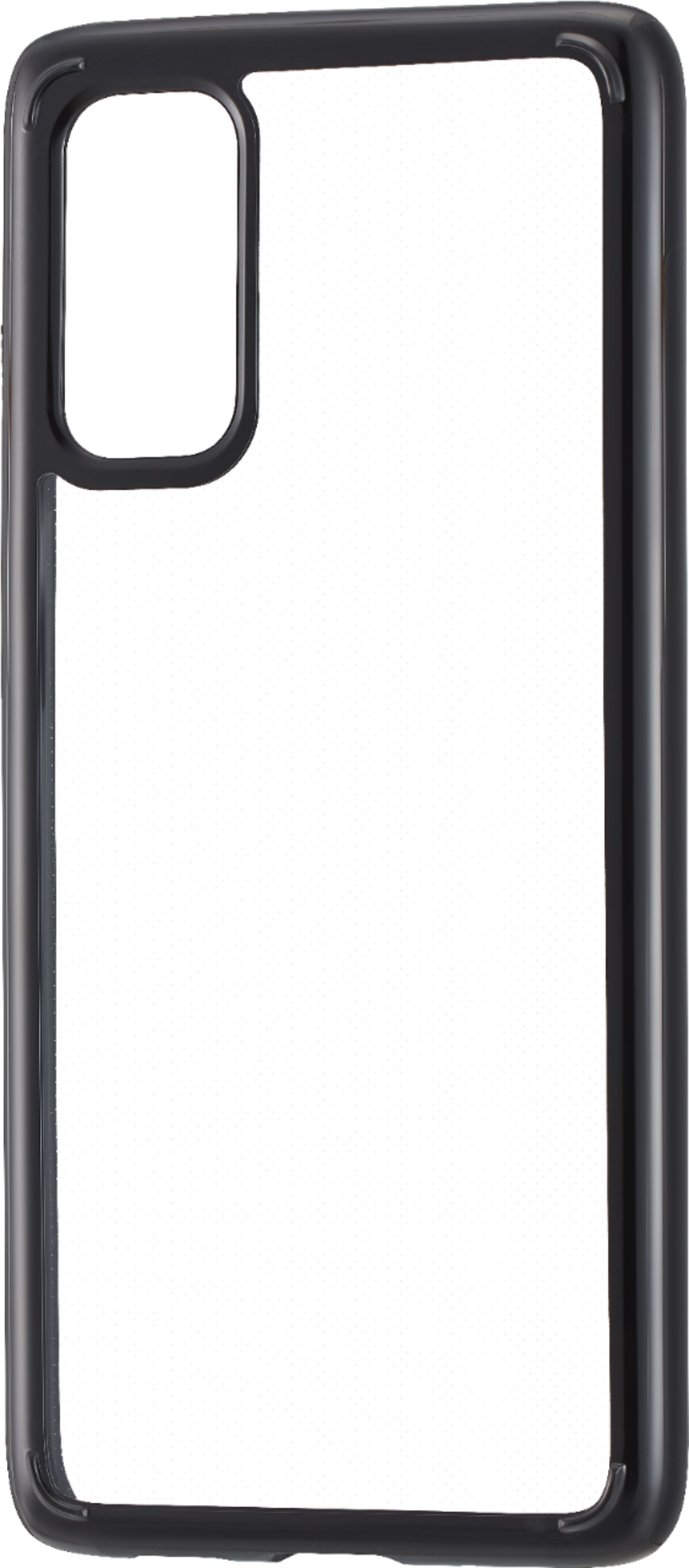 Left View: Insignia™ - Hard Shell Case for Samsung Galaxy S20 5G - Black