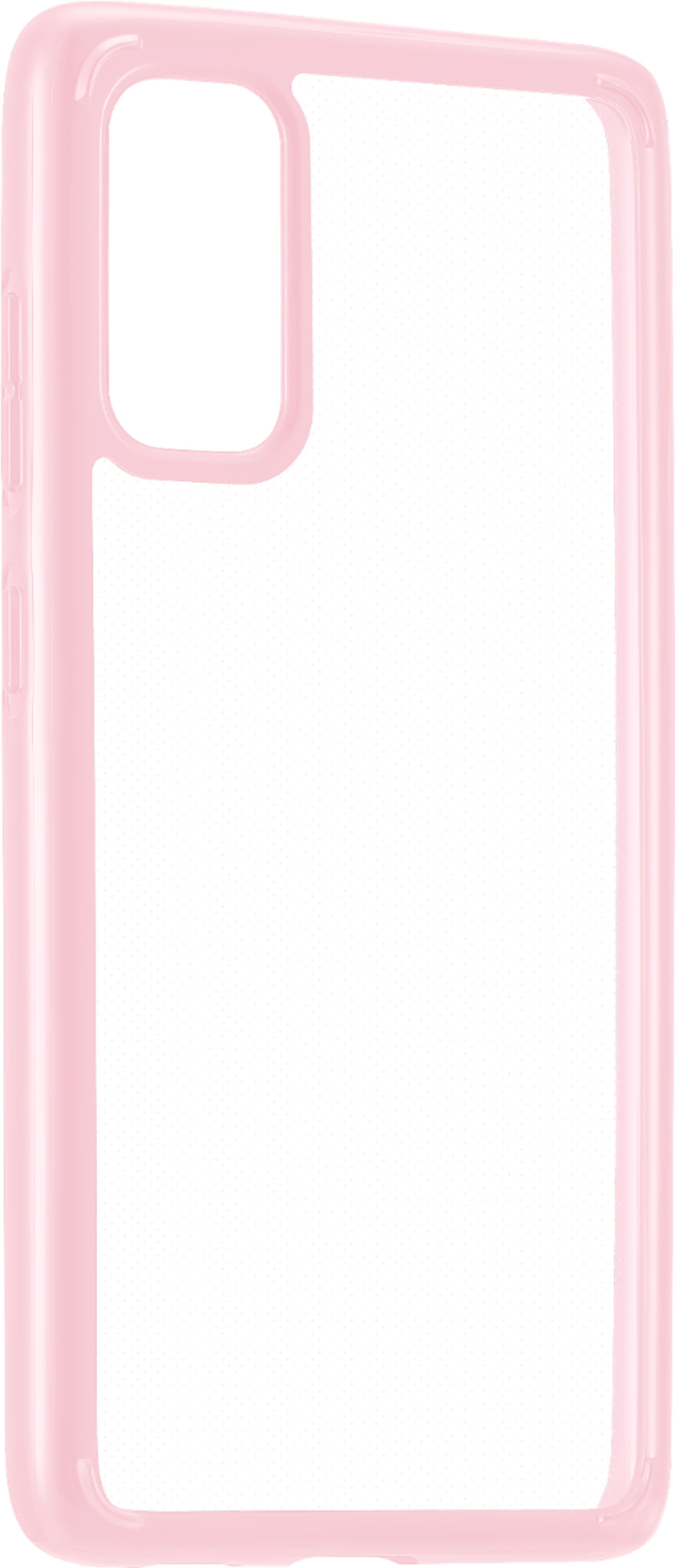 Angle View: Insignia™ - Hard Shell Case for Samsung Galaxy S20 5G - Pink