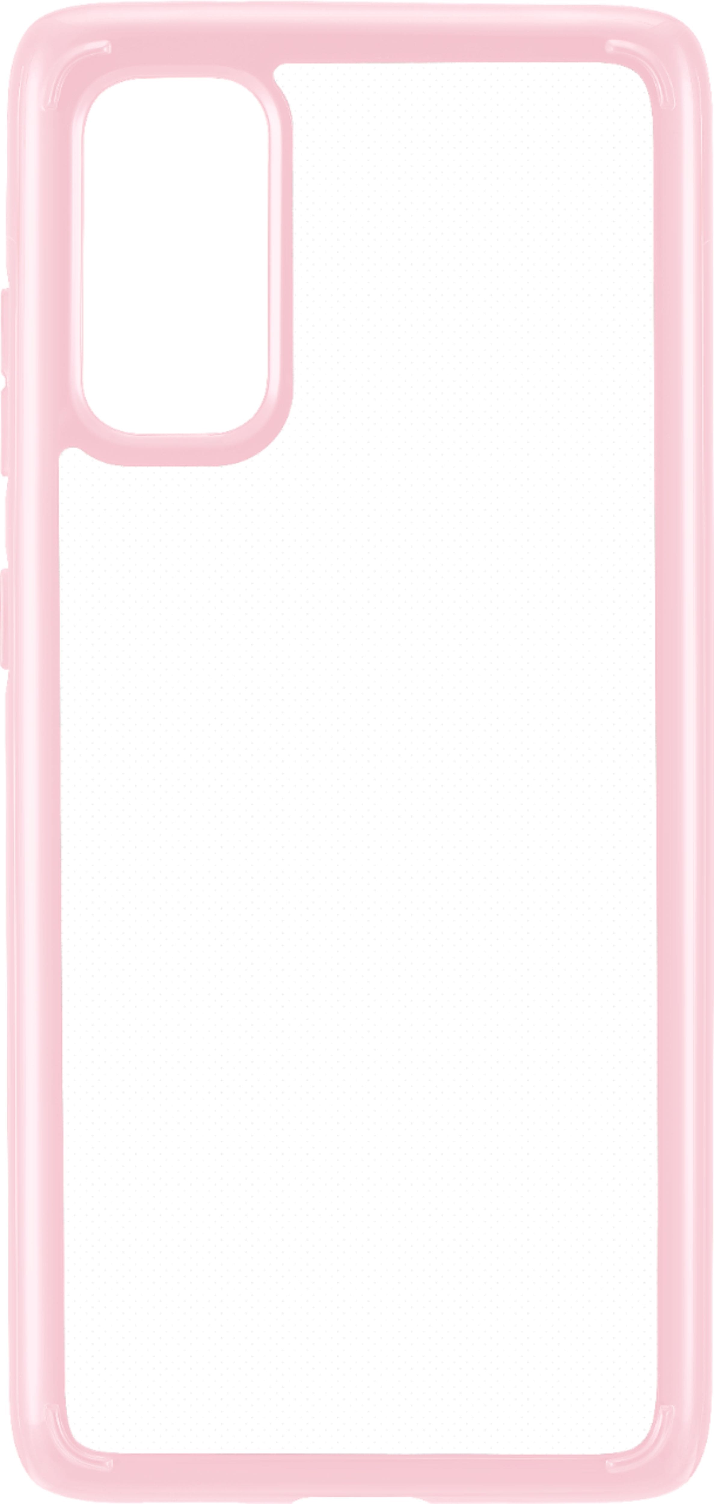 Front. Insignia™ - Hard Shell Case for Samsung Galaxy S20 5G - Pink.