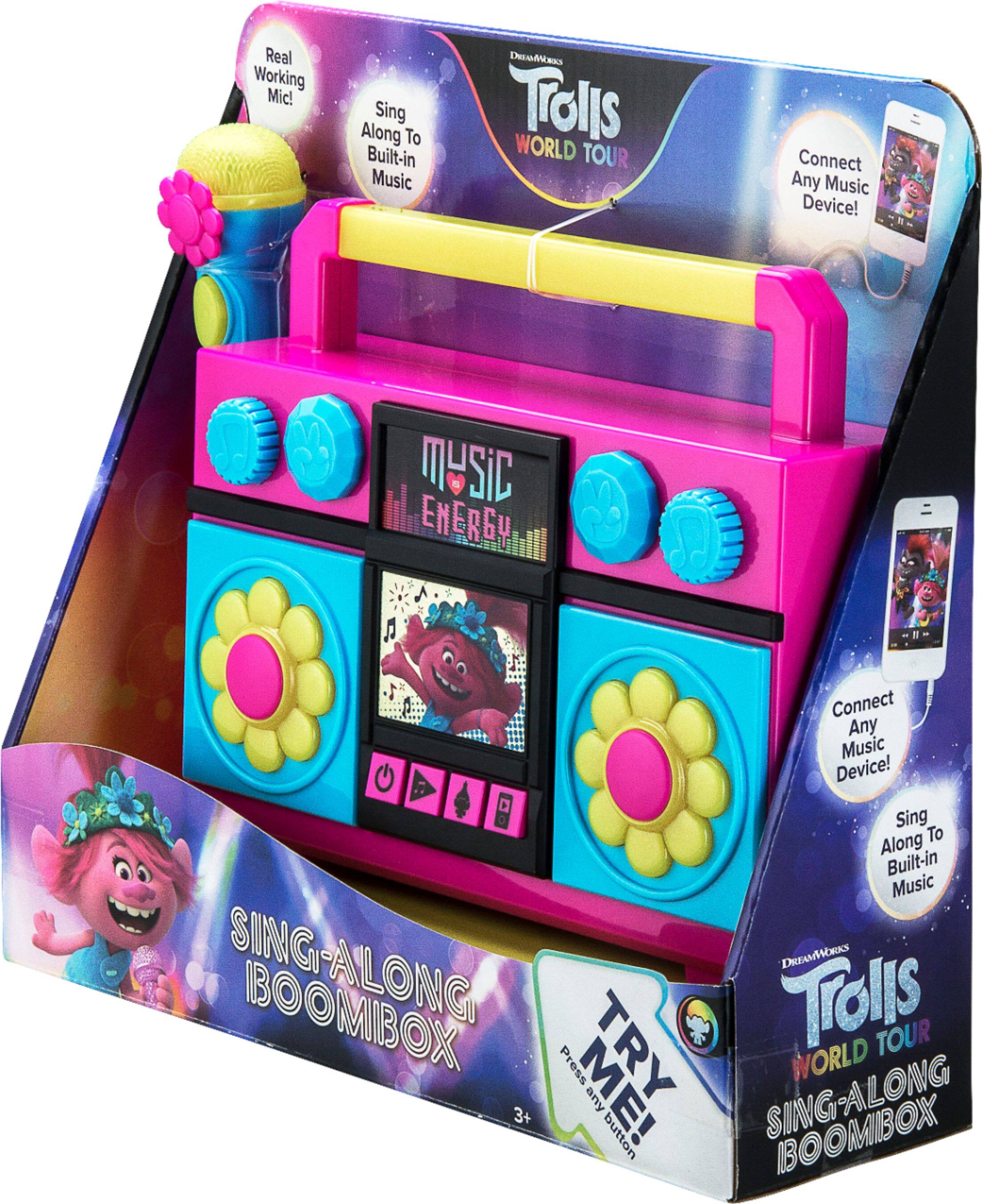 Customer Reviews: KIDdesigns Portable Karaoke System Blue/Yellow/Pink ...