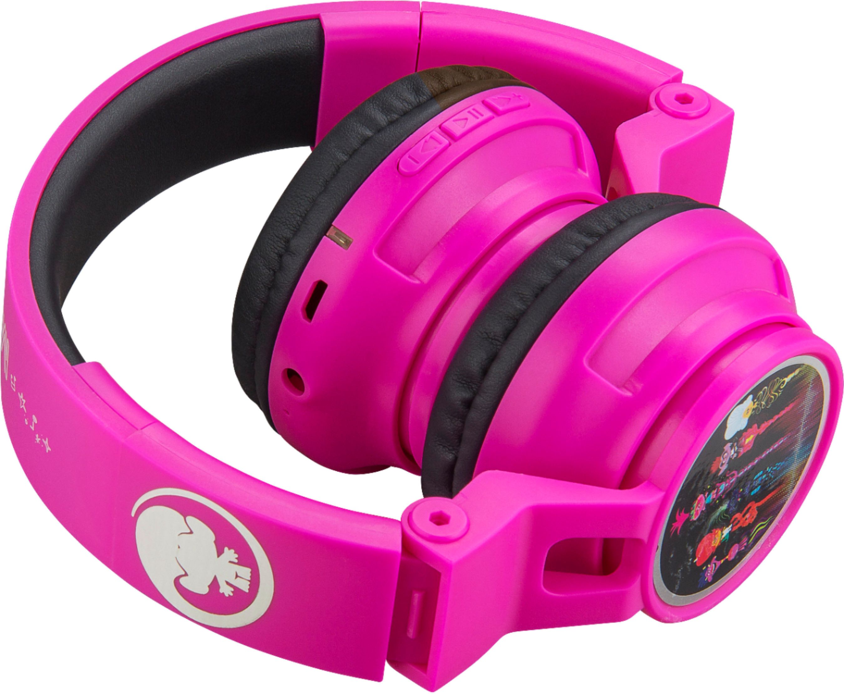 Best Buy: Pink/Black Over-the-Ear Trolls World Headphones Tour Wireless