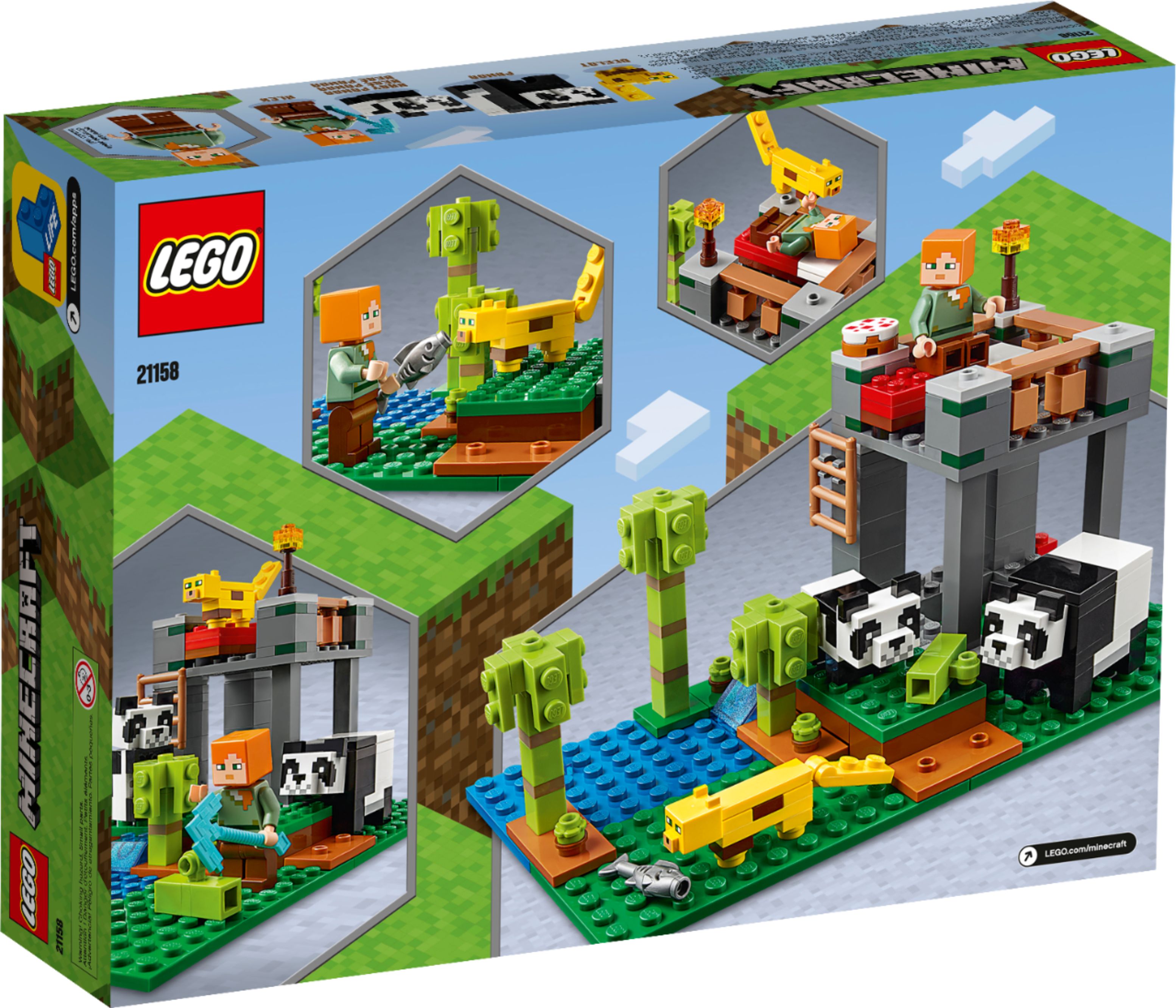 Lego Minecraft Panda Nursery 21158 6288708 Best Buy