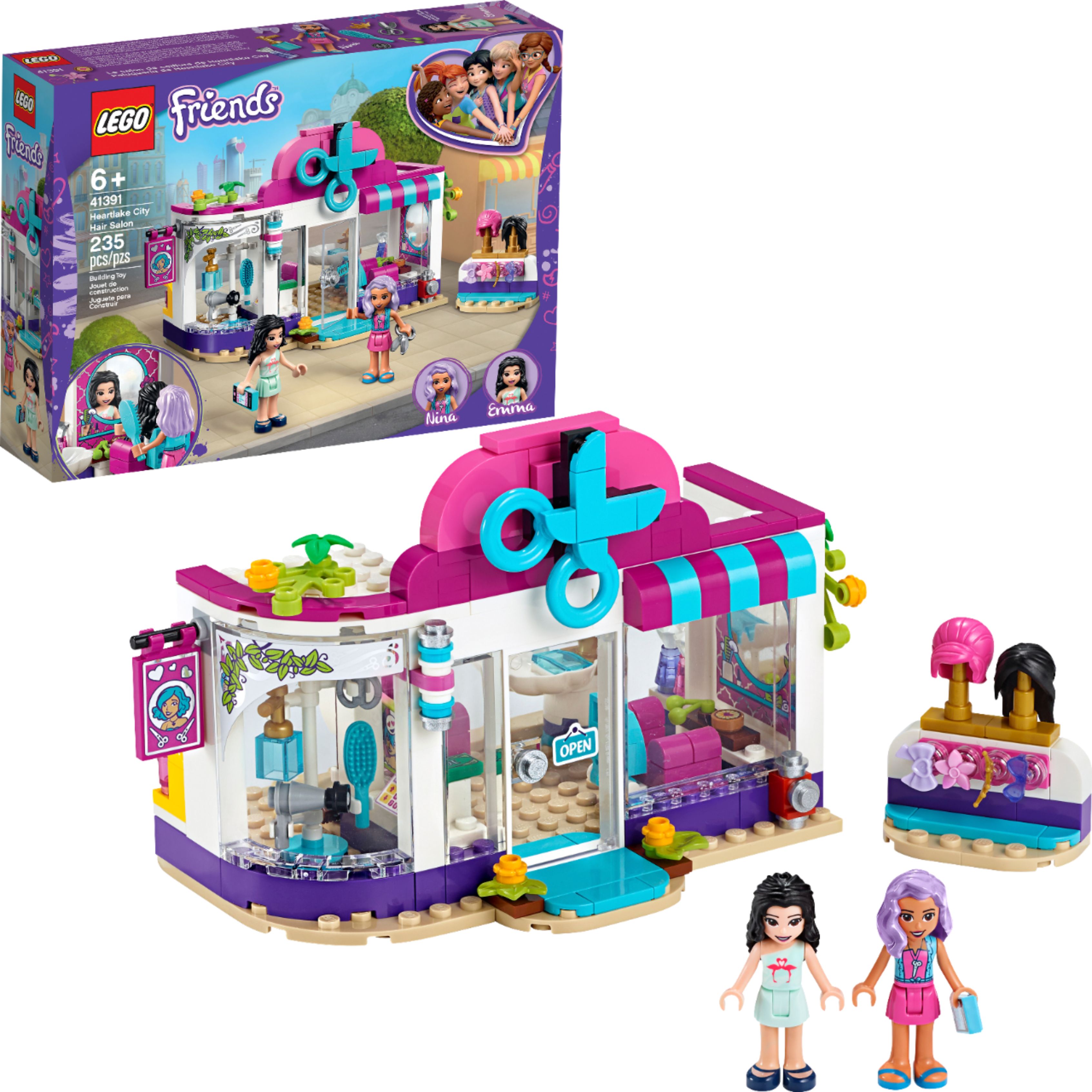 unlock menneskemængde Samle LEGO Friends Heartlake City Hair Salon 41391 6289147 - Best Buy