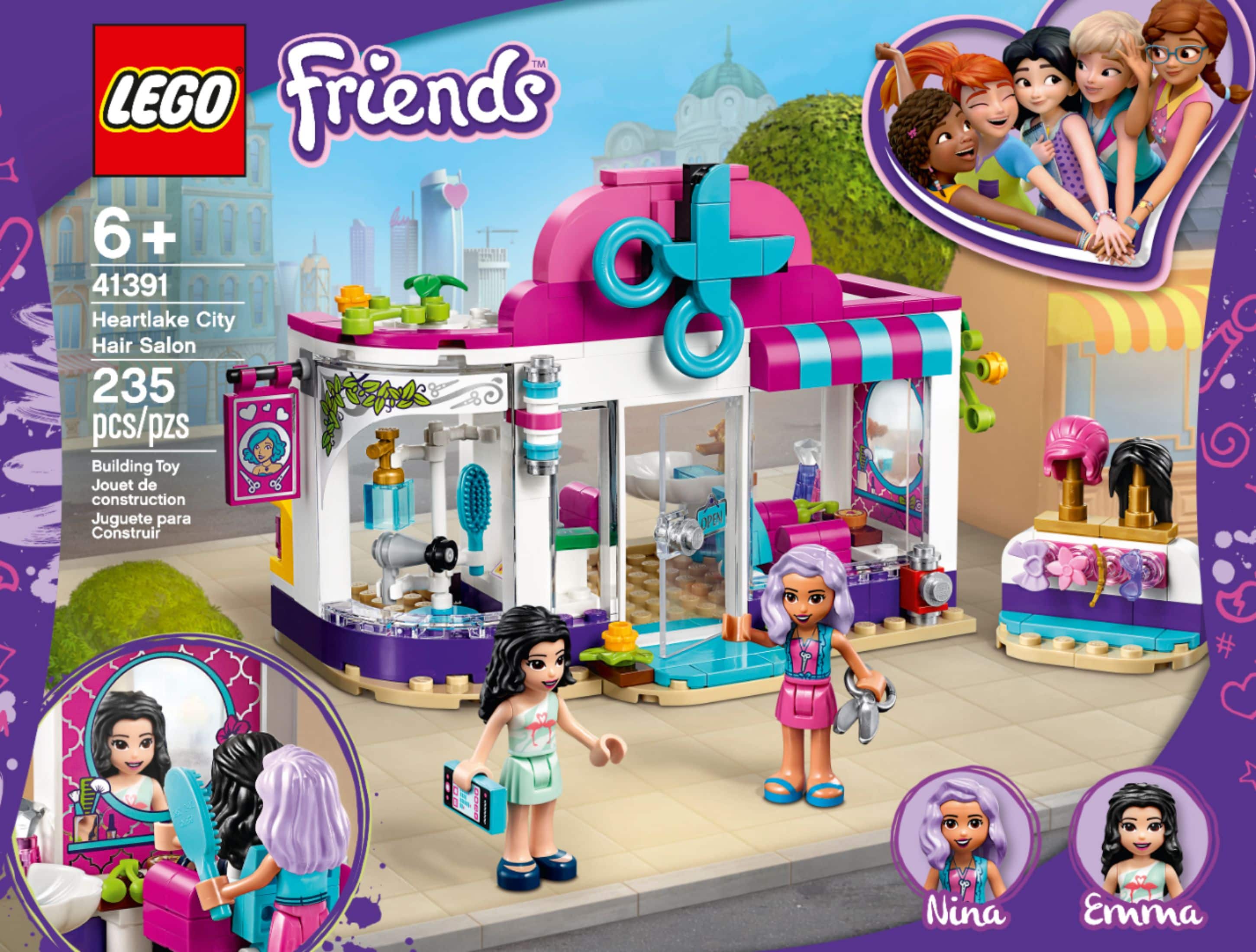 Alt View 11. LEGO - Friends Heartlake City Hair Salon 41391.