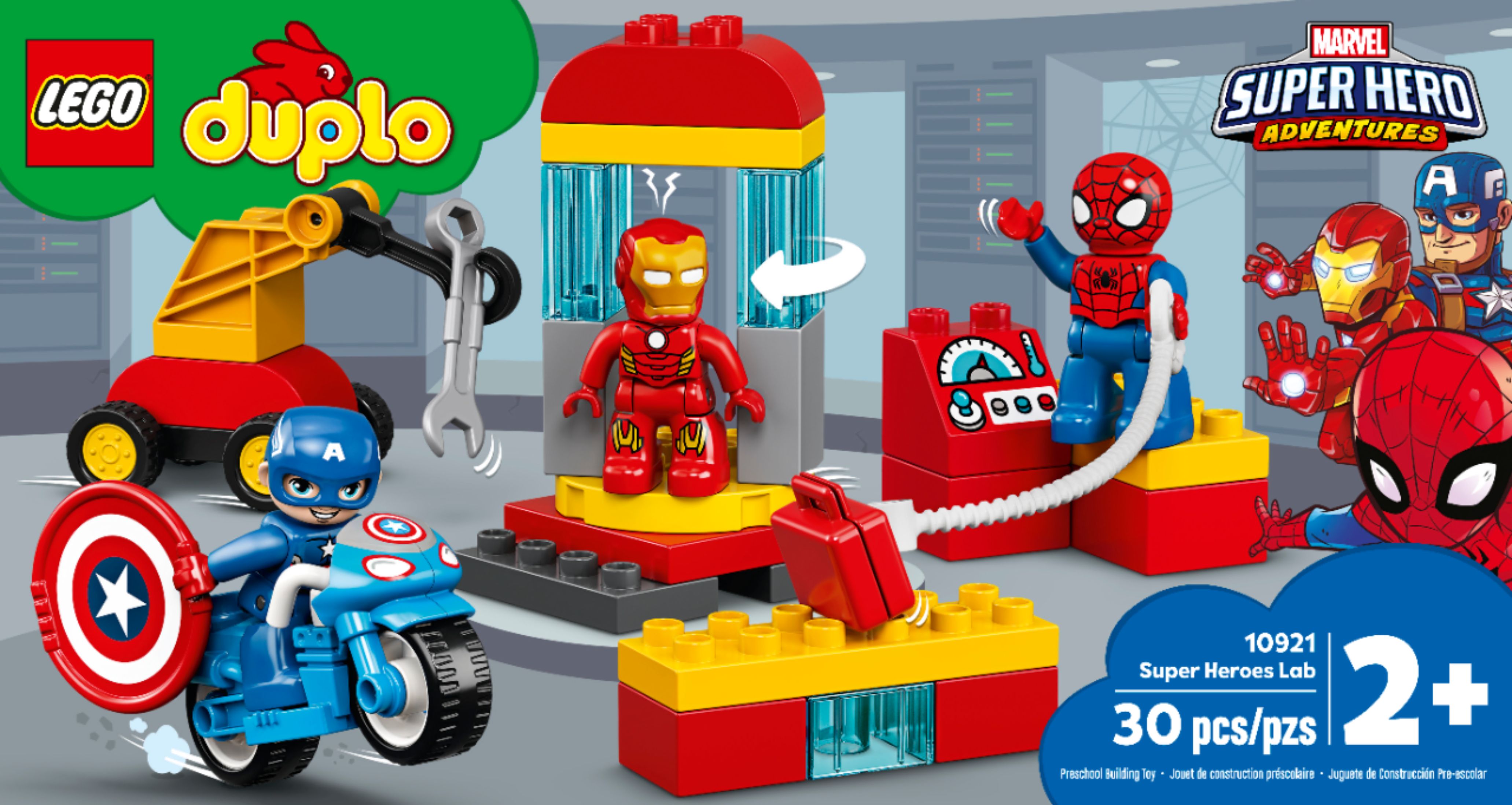 træ Plante pakke Best Buy: LEGO DUPLO Marvel Super Heroes Lab 10921 6288661