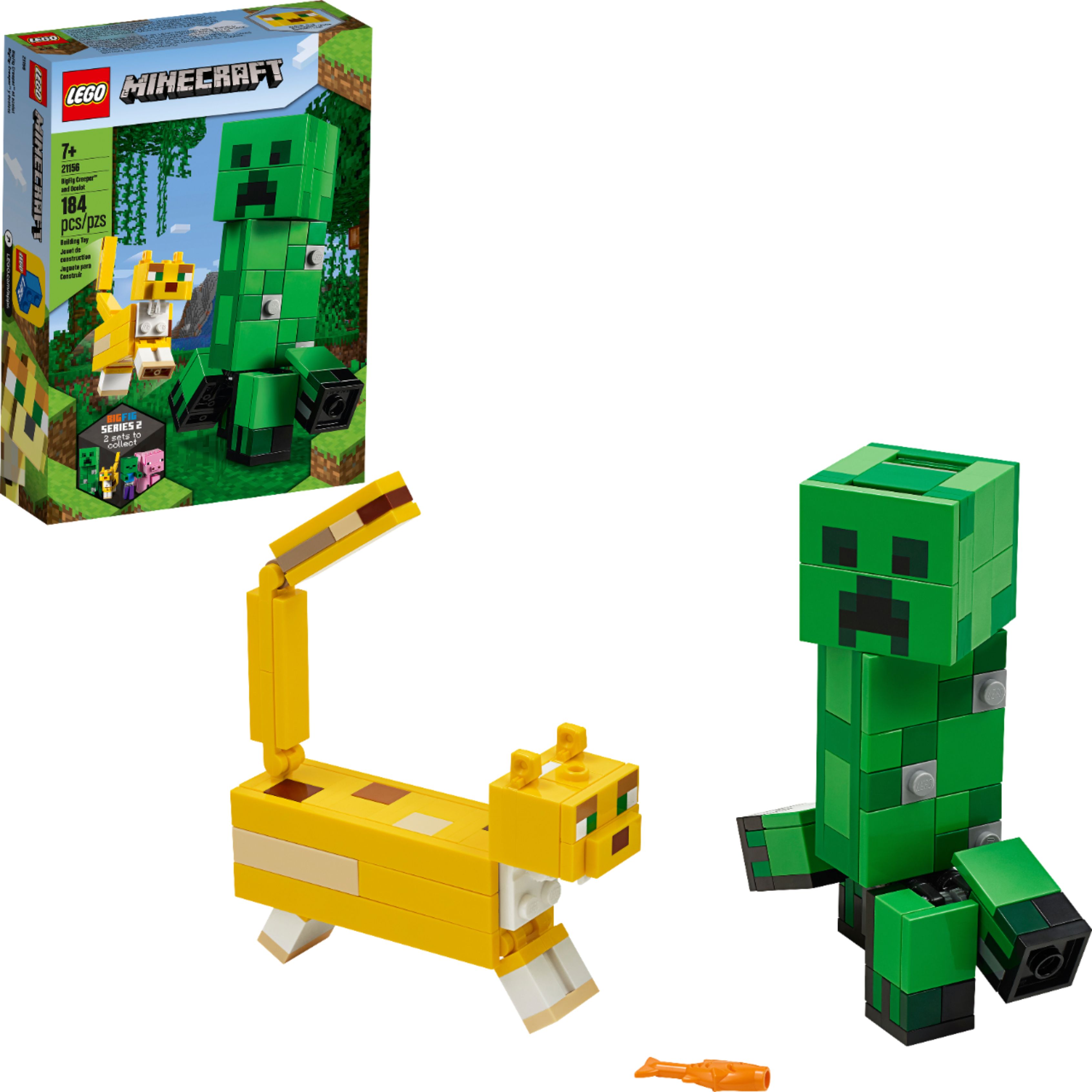 LEGO - Minecraft BigFig Creeper with Ocelot 21156