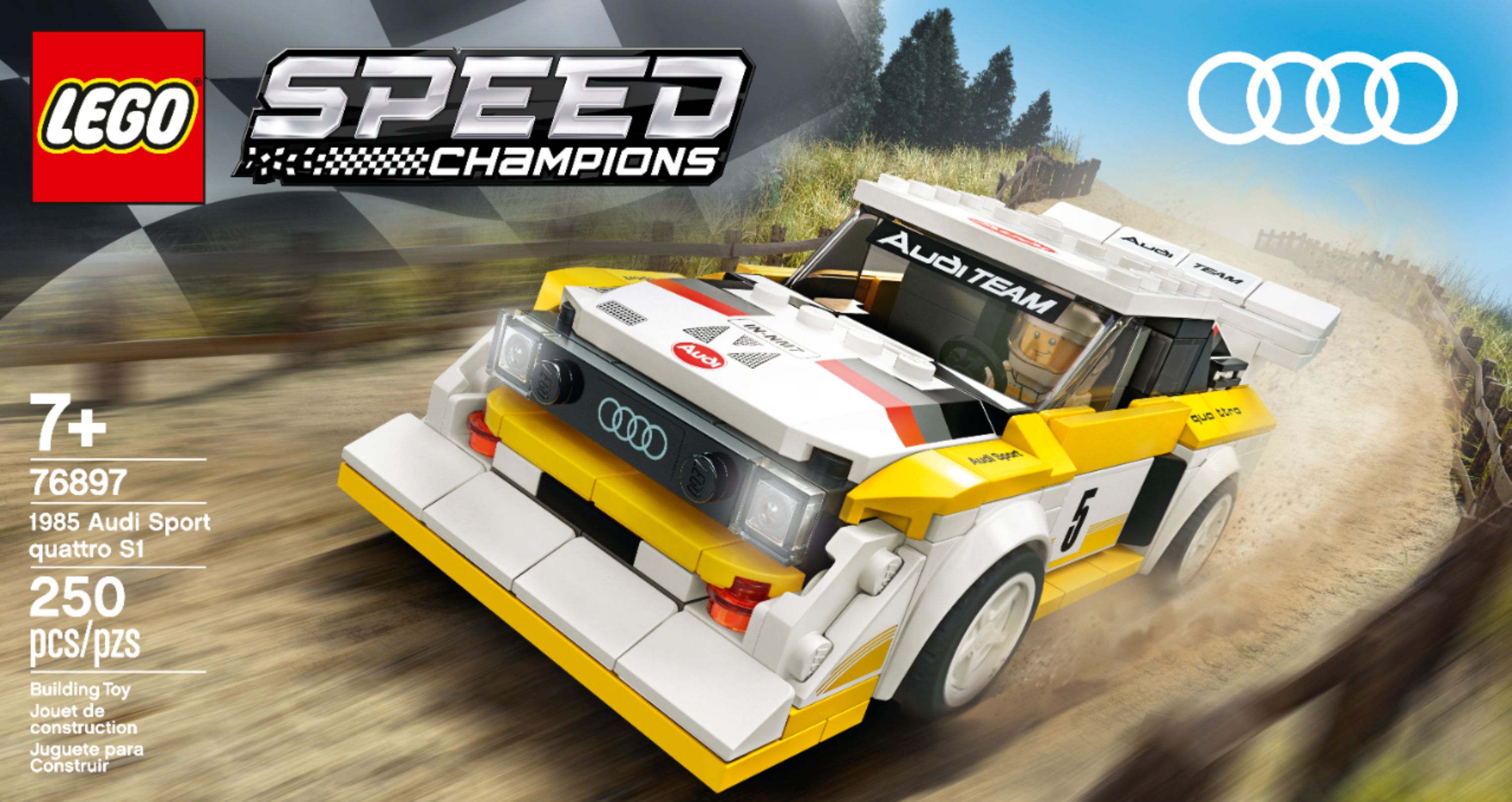 smal forræderi sortie Best Buy: LEGO Speed Champions 1985 Audi Sport quattro S1 76897 6289094