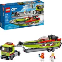 LEGO - City Race Boat Transporter 60254 - Front_Zoom