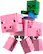 Alt View 13. LEGO - Minecraft BigFig Pig and Baby Zombie 21157.