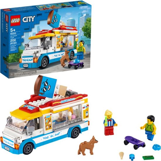 Front Zoom. LEGO - City Ice-Cream Truck 60253.