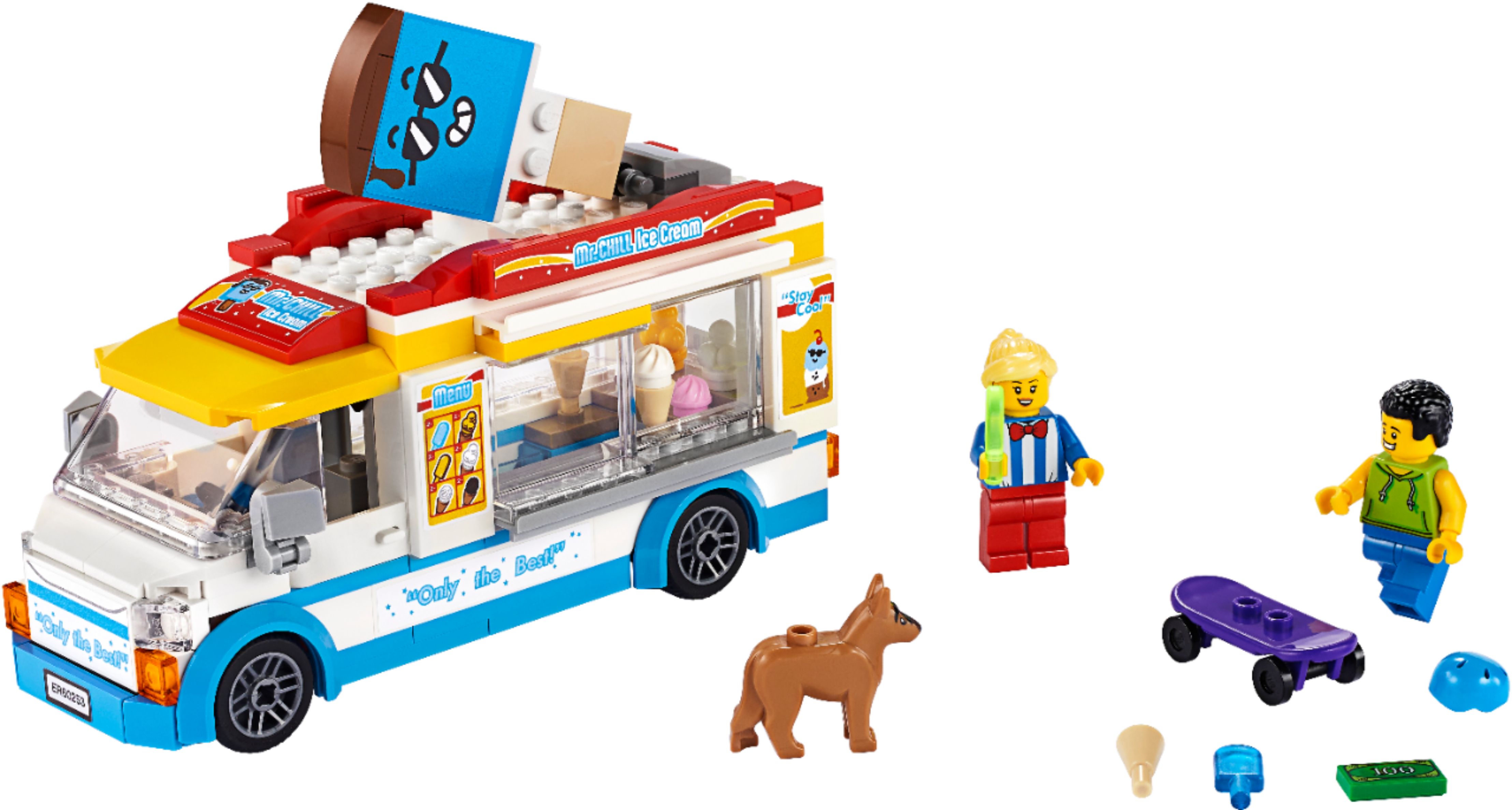 output kwaadheid de vrije loop geven Halloween LEGO City Ice-Cream Truck 60253 6288839 - Best Buy