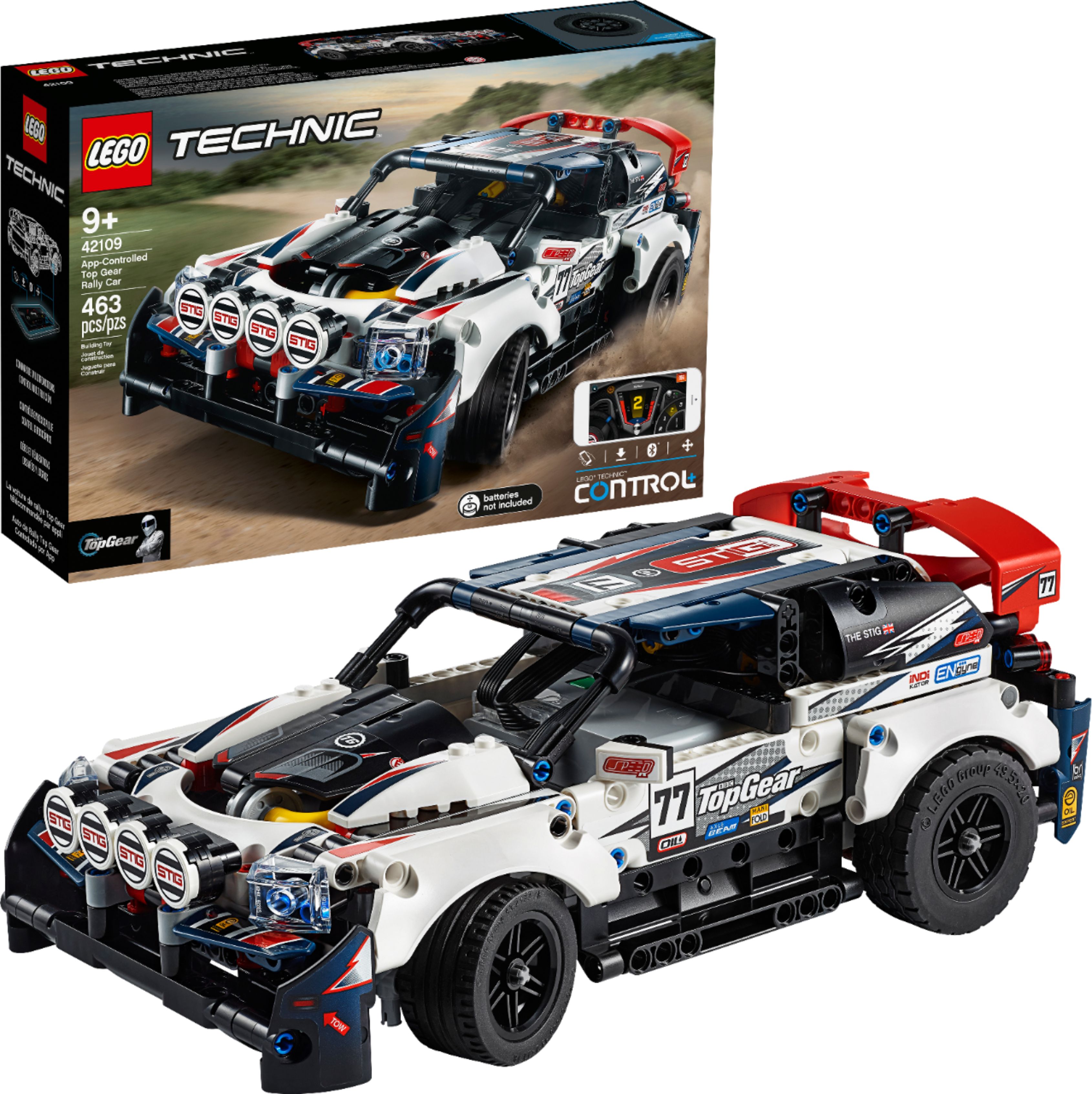 Best Buy: LEGO Technic App-Controlled Top Gear Rally Car 42109 6288780