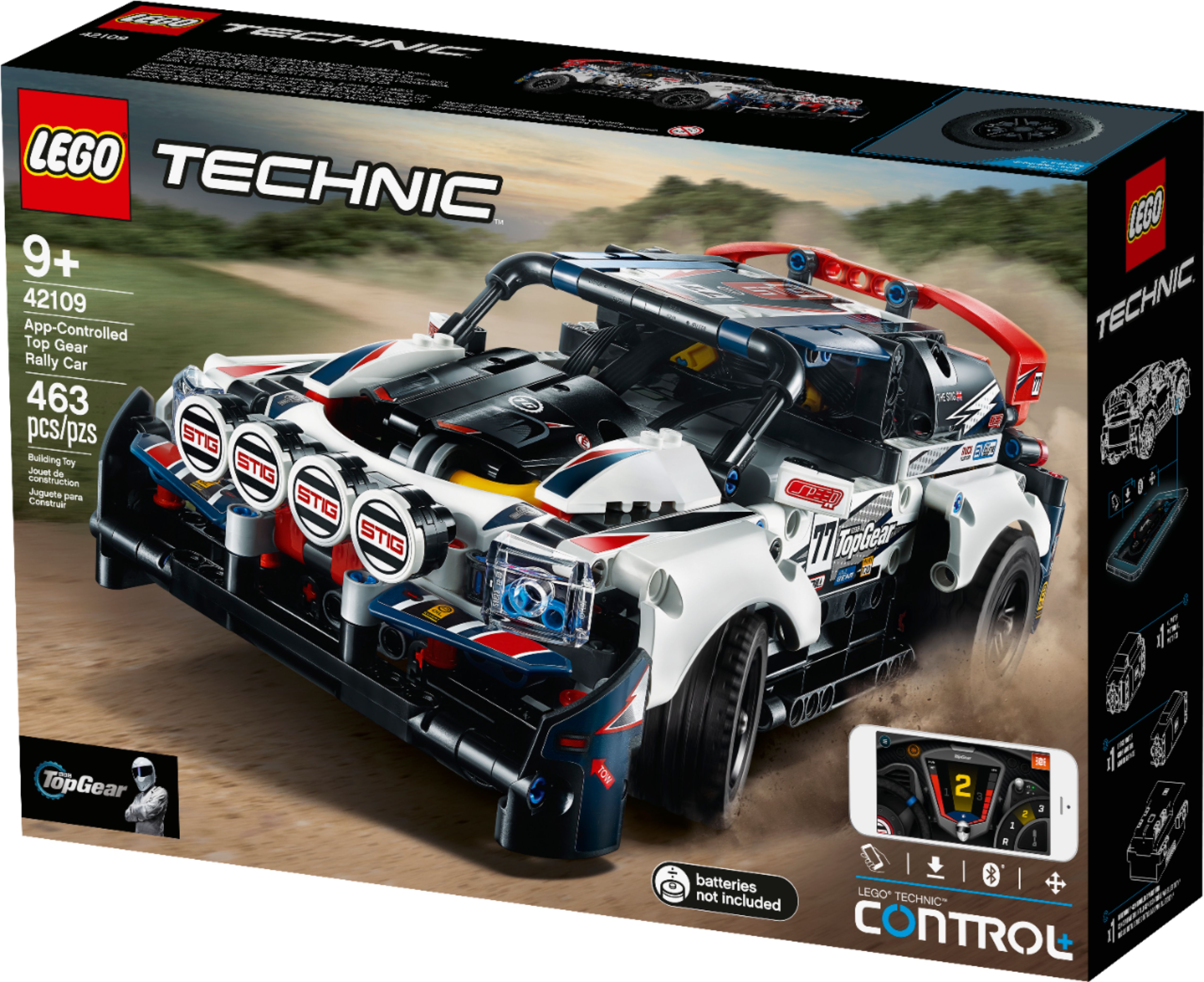 Best Buy: LEGO Technic App-Controlled Top Gear Rally Car 42109 6288780