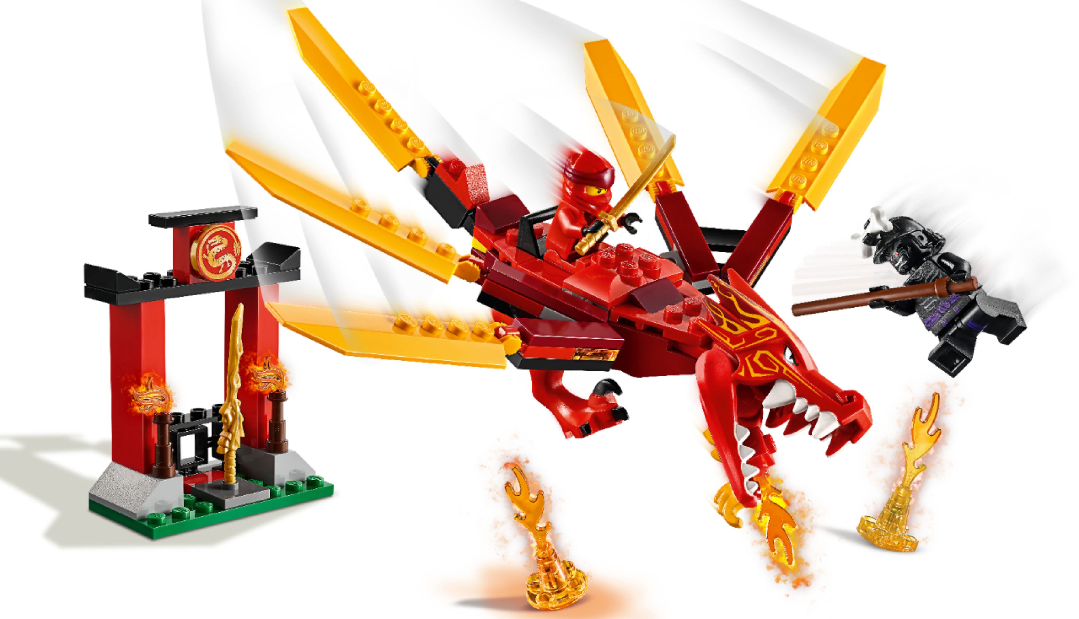Nedrustning skære ned møl Best Buy: LEGO Ninjago Kai's Fire Dragon 71701 6288944