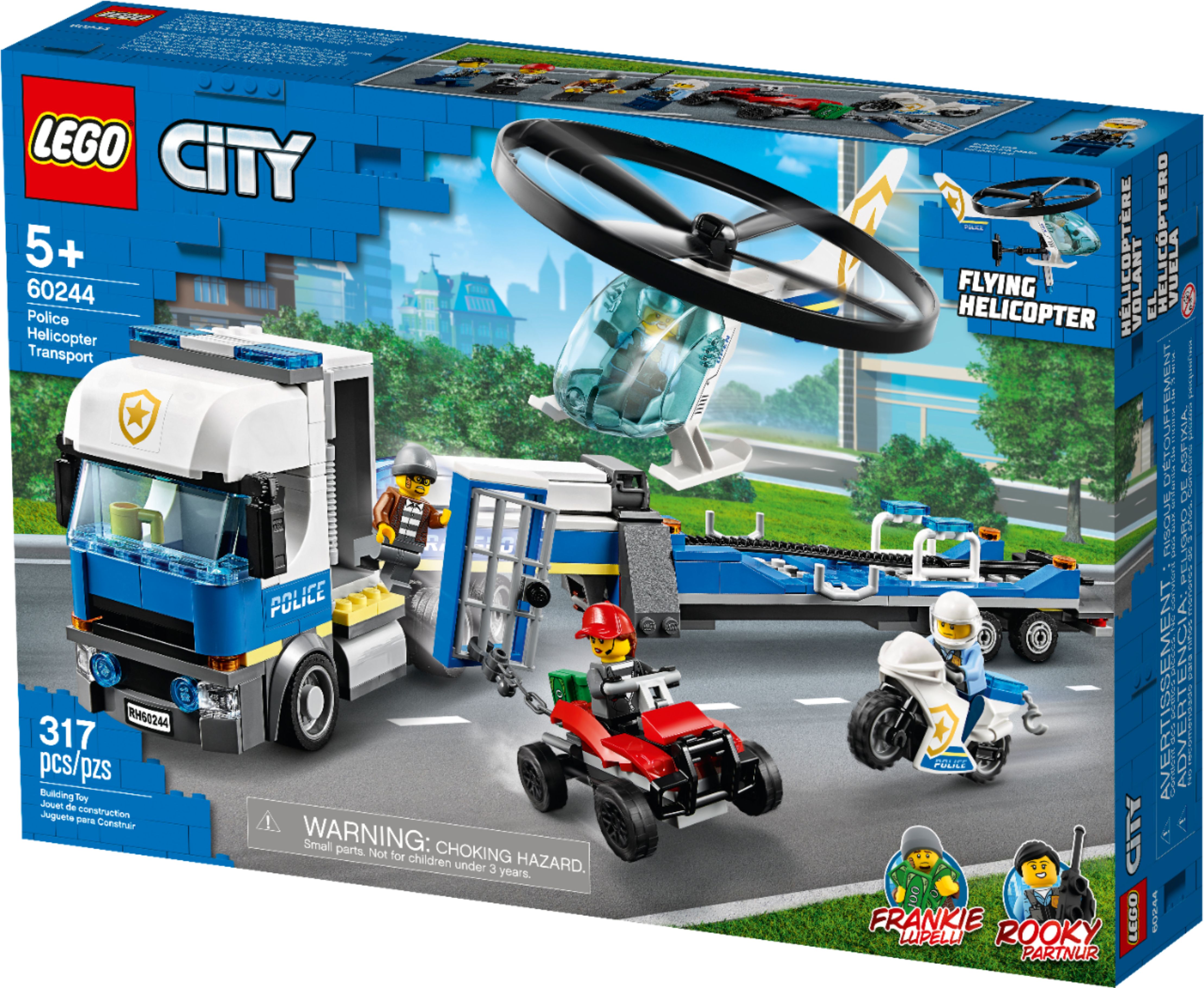lego truck helicopter