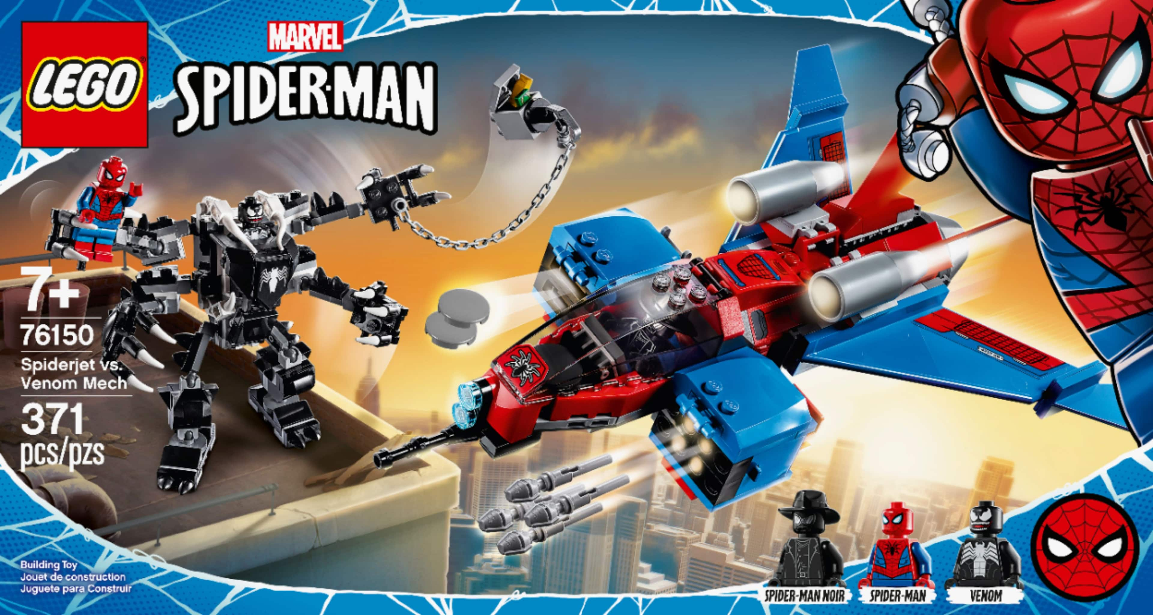 lego spiderman venom mech