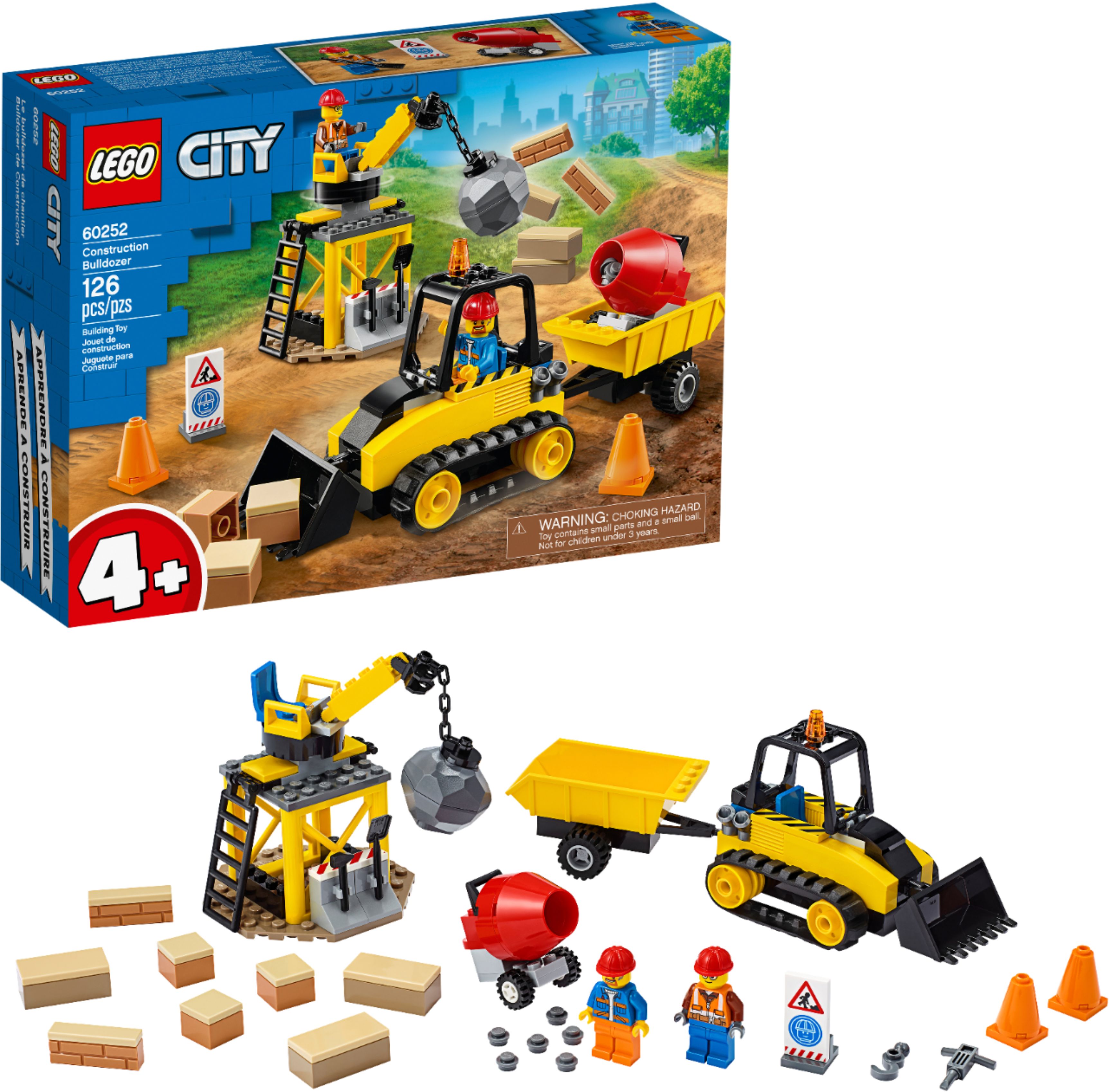 forudsætning har en finger i kagen volatilitet Best Buy: LEGO City Construction Bulldozer 60252 6288837