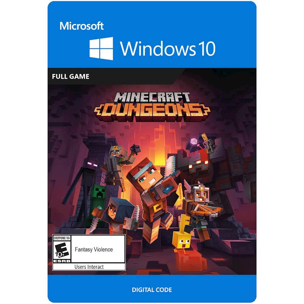 Front. Microsoft - Minecraft Dungeons.