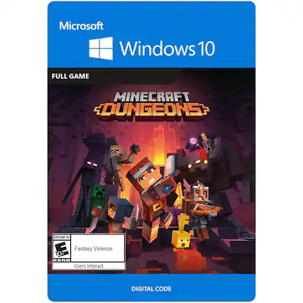 Front. Microsoft - Minecraft Dungeons. - E10+ (Everyone 10+)