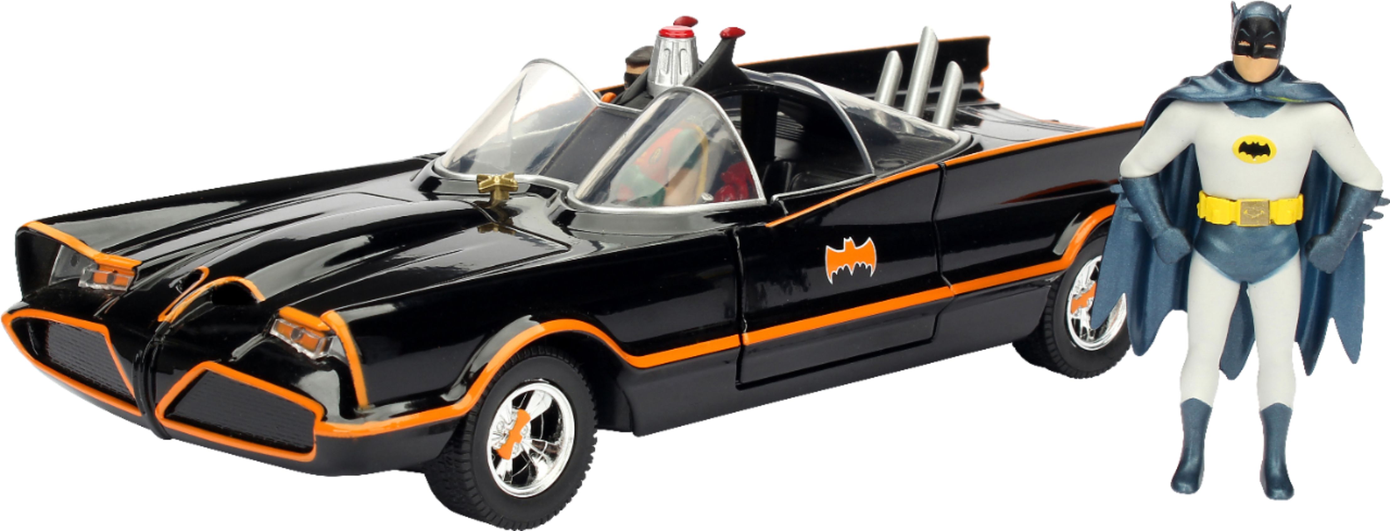 Angle View: Jada - Batmobile w/ Batman (Classic TV Series)