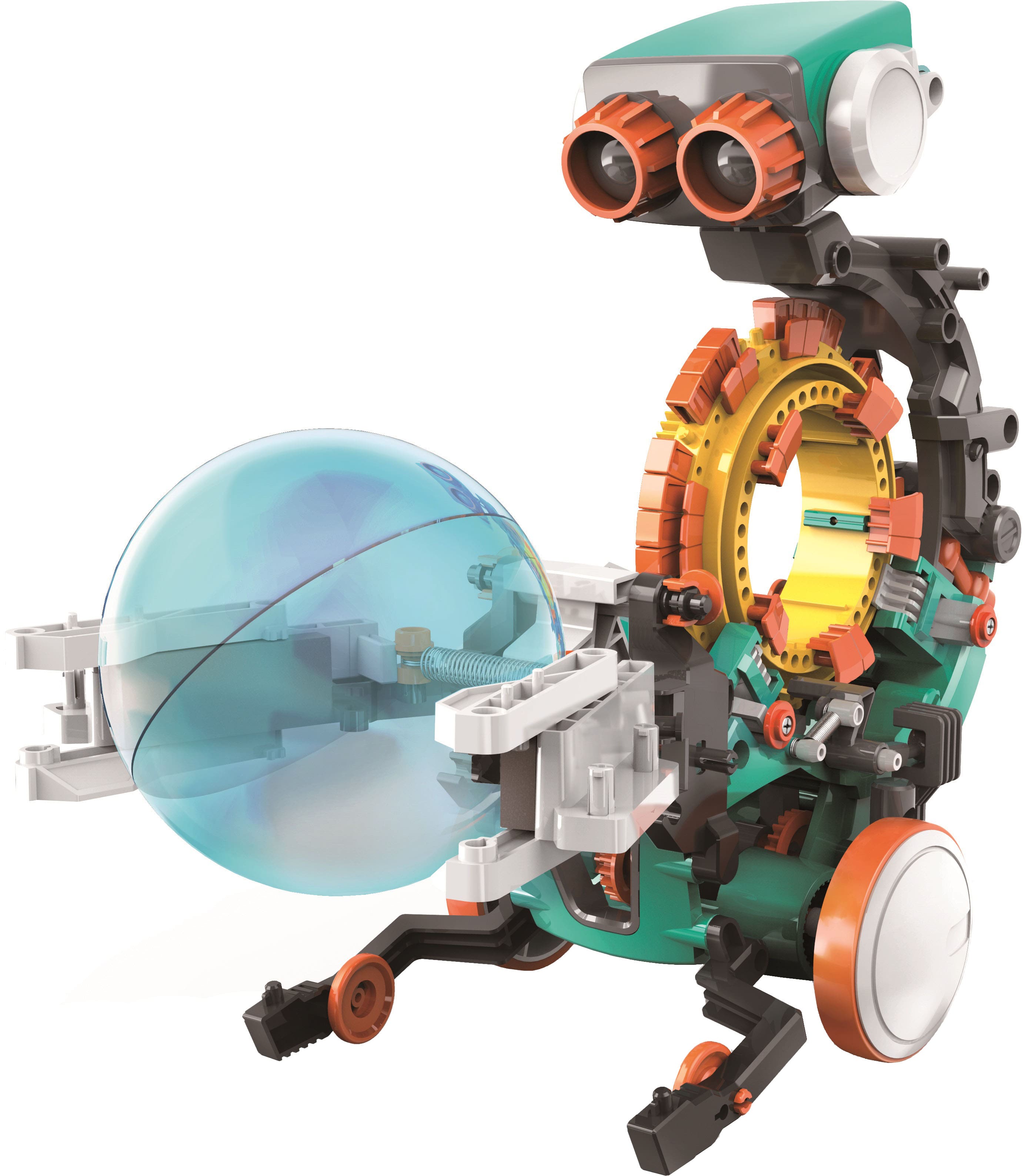 Alt View 15. Teach Tech - Mech-5 Mechanical Coding Robot.