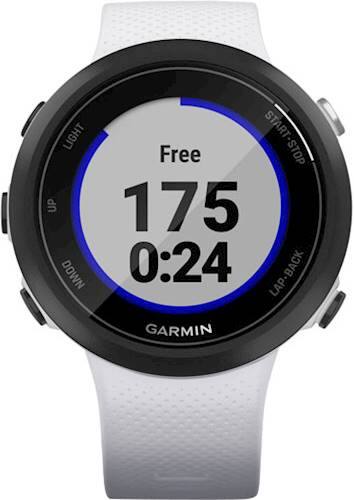 Alt View 12. Garmin - Swim 2 Smartwatch 42mm Fiber-Reinforced Polymer - Whitestone.