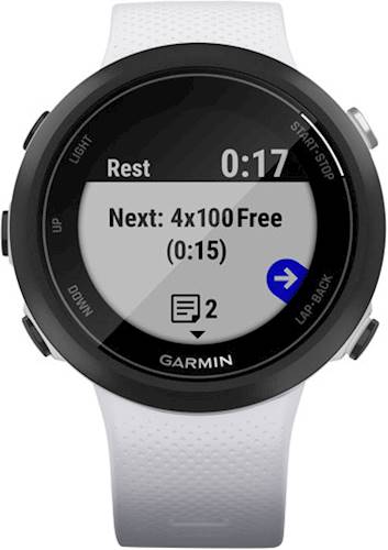 Garmin Swim 2 Smartwatch 42mm Fiber-Reinforced Polymer Whitestone  010-02247-01 - Best Buy