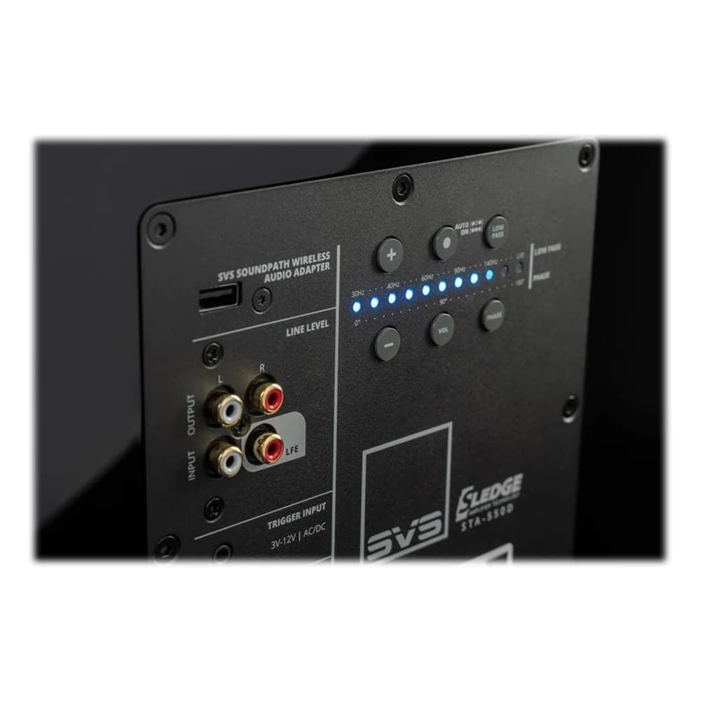 Alt View 11. SVS - 12" 550W Powered Subwoofer - Gloss Piano Black.