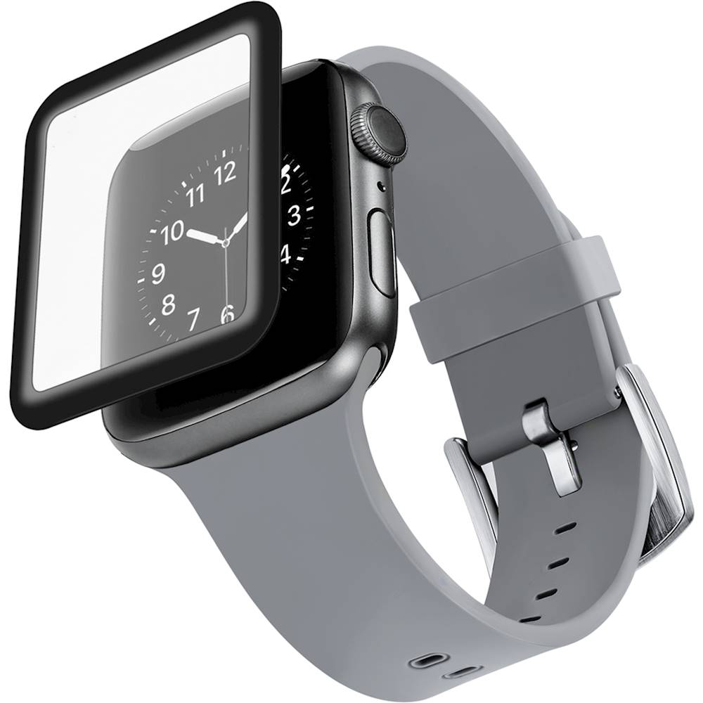 Angle View: WITHit - Screen Protector for Apple Watch® Series 1, Series 2, Series 3 38mm - Clear