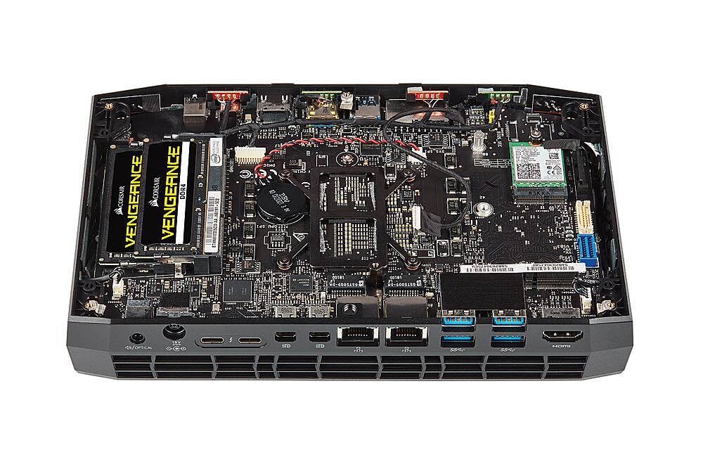 Alt View 11. CORSAIR - VENGEANCE Series 32GB (2x16GB) DDR4 2666MHz C18 SODIMM Laptop Memory - Black.