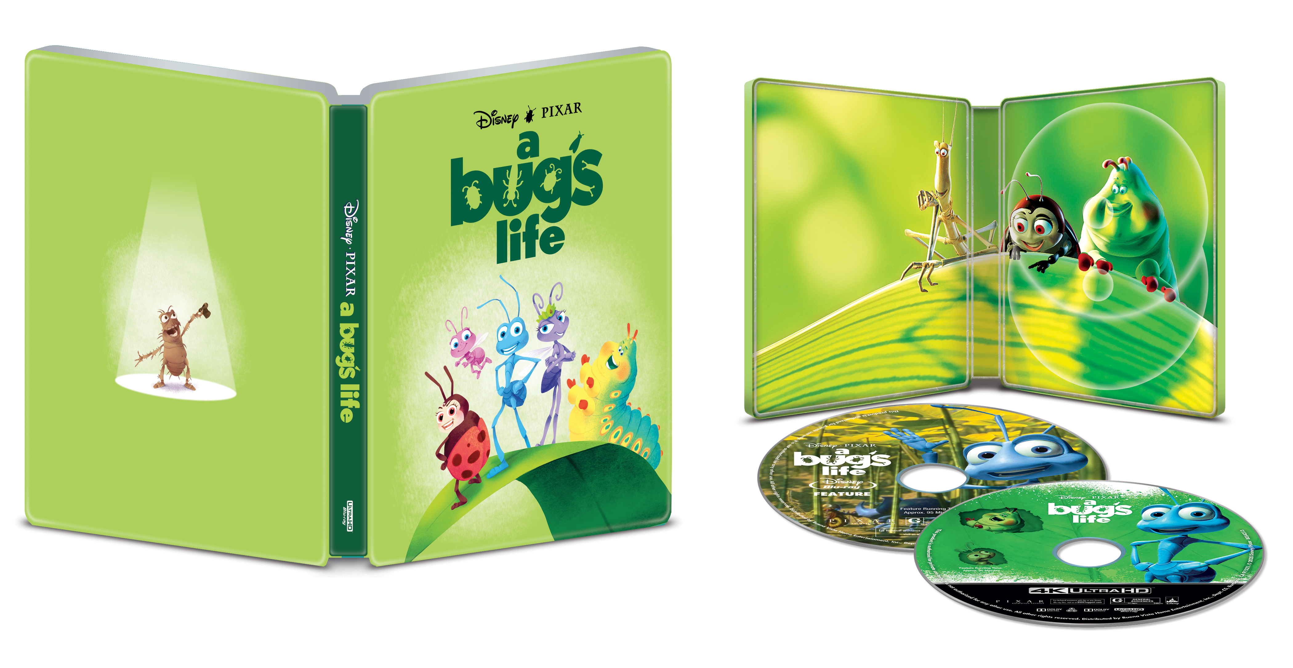 A Bug's Life [SteelBook] [Includes Digital Copy] [4K Ultra HD Blu-ray/Blu-ray] [Only @ Best Buy] [1998]