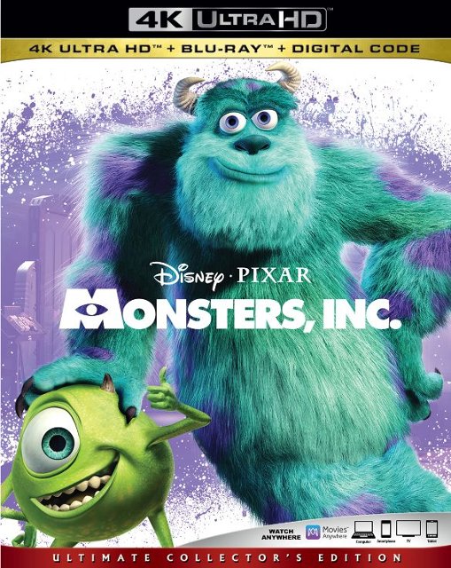 Monsters, Inc. [Includes Digital Copy] [Blu-ray/DVD] [2001] - Best Buy