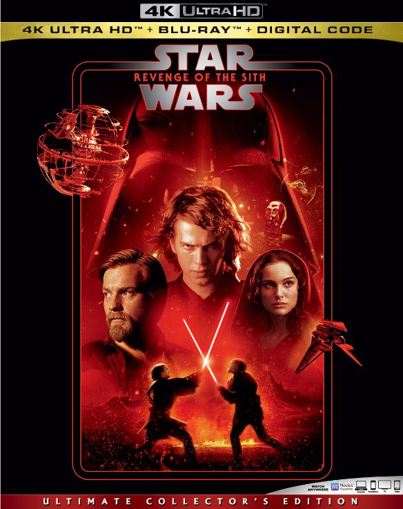 Image of Star Wars: Revenge of the Sith [Includes Digital Copy] [4K Ultra HD Blu-ray/Blu-ray] [2005]