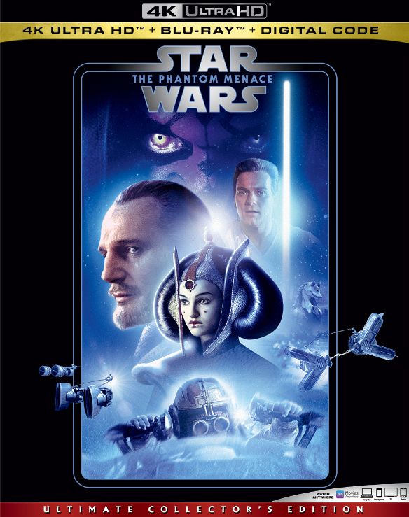 Star Wars: The Phantom Menace [Includes Digital Copy] [4K Ultra HD Blu-ray/ Blu-ray] [1999] - Best Buy