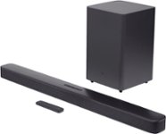 Angle. JBL - 2.1-Channel Soundbar with Wireless Subwoofer and Dolby Digital - Black.