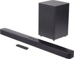 JBL - 2.1-Channel Soundbar with Wireless Subwoofer and Dolby Digital - Black - Angle_Zoom