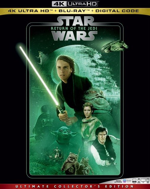 Star Return the Jedi [Includes Digital Copy] [4K HD Blu-ray/ Blu-ray] [1983] - Best Buy
