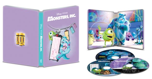 Monsters, Inc. [SteelBook] [Includes Digital Copy] [4K Ultra HD Blu-ray/Blu-ray] [Only @ Best Buy] [2001]