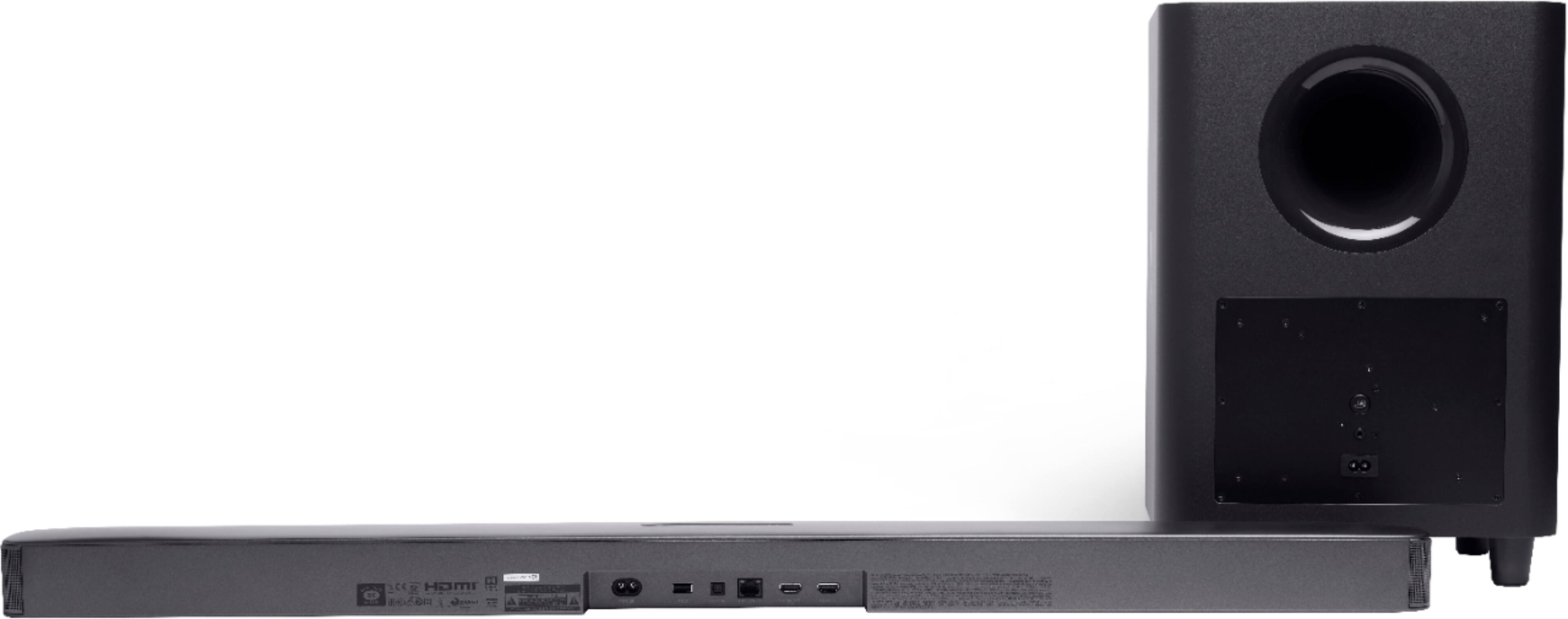 Alt View 11. JBL - 5.1-Channel Soundbar with Wireless Subwoofer - Black.